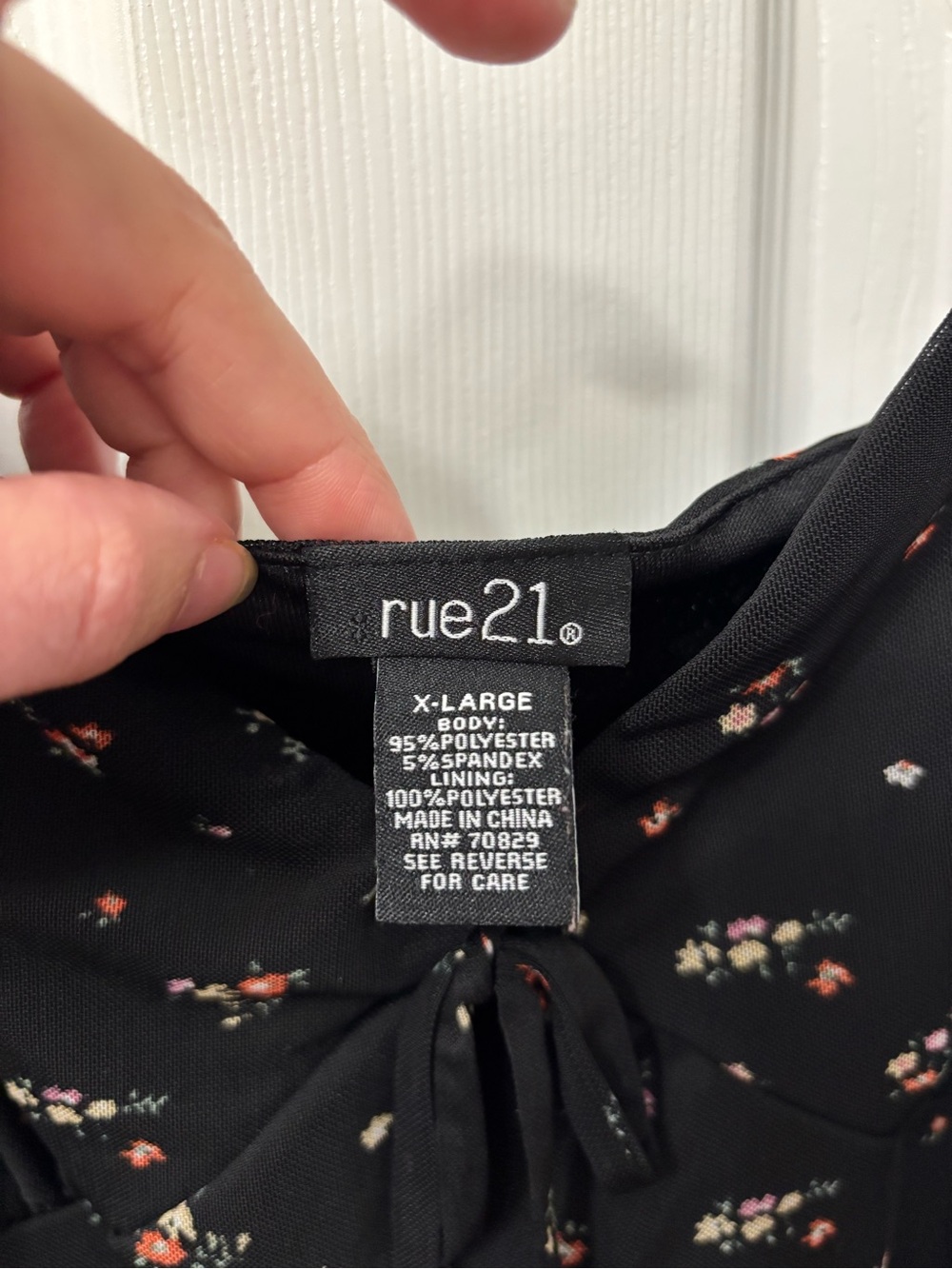 Rue 21 Floral Mesh Hem Slip Dress Size XL Y2K Cottagecore Grunge Mini Dress - Picture 6 of 8